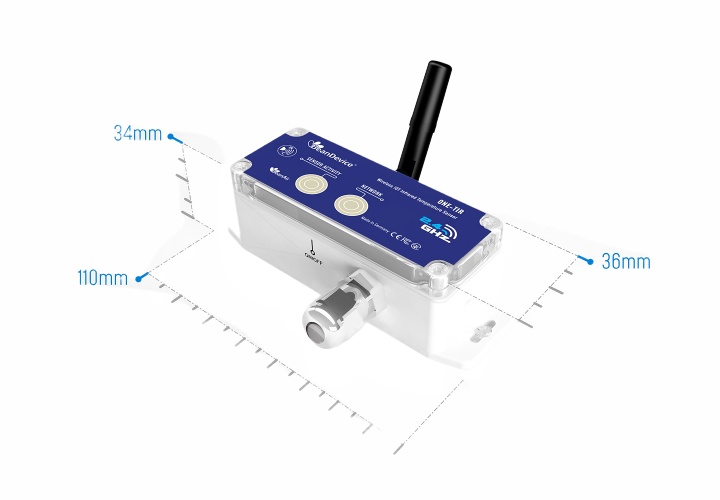 BeanAir BeanDevice® 2.4GHz ONE-TIR 無線工業物聯網紅外溫度傳感器