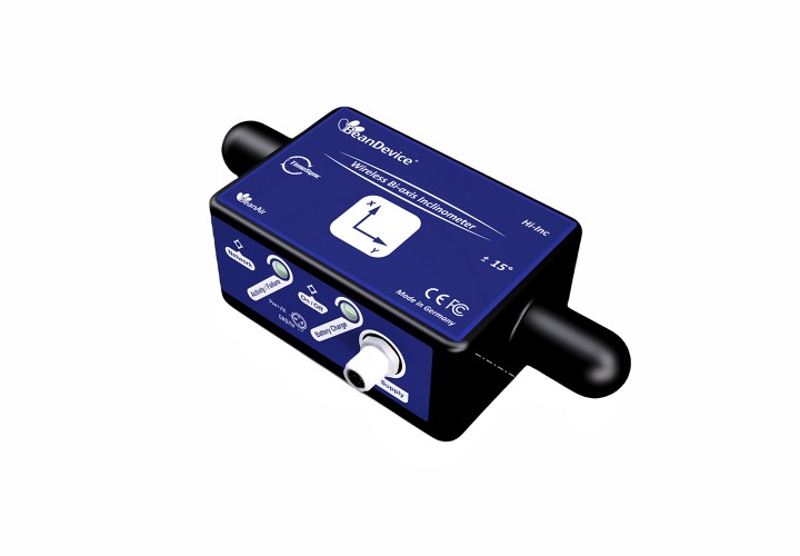 BeanAir BeanDevice® 2.4GHz HI-Inc 無線傾角傳感器