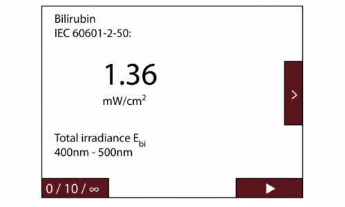 IEC 60601-2-50 指南示例中測量值的字母數字表示。